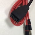 thumbnail image 2 of Cable de entrada de audio para automóvil Mizh de 3,5 mm, 1 unidad, cable auxiliar para MP3 integrado, compatible con E46 de 1998 a 2006., 2 of 3
