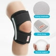 thumbnail image 4 of YOPTOP Knee Brace with Side Stabilizers Relieve Meniscal Tear Knee Pain Arthritis Joint Pain Relief  Breathable Adjustable Knee Support Suitable for Men and Women,White,l(right), 4 of 8