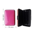 thumbnail image 6 of Cheers.US Waterproof Business Id Credit Card Wallet Holder Smooth Aluminium Metal Case Box, 6 of 6