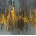 thumbnail image 2 of Nai, Danhui 27x26 White Modern Wood Framed Museum Art Print Titled - Black and Gold Abstract, 2 of 4