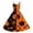 Orange, variant on Fgvctg Halloween Dresses for Women Funny Sleeveless Cocktail Dress Plus Size Prom Dress 1950s Pumpkin Ghost Witch Graphic Outfits Halloween Crewneck Clothing Purple M