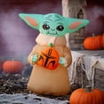 thumbnail image 3 of Gemmy Inflatable Star Wars The Child Halloween Decoration - 42 in, 3 of 3