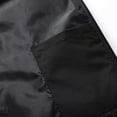thumbnail image 4 of TKKCS Mens Stand Collar Puffer Vest Jacket- Winter Warm Full Zip Sleeveless Quilted Padded Waistcoat with Zipper Pockets Black Size XL, 4 of 8