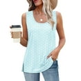 thumbnail image 4 of Women's Tank Top Womens Layering Tank Tops Athletic Tank Tops Bra Tank Tops for Women Spaghetti Strap Tank Top Blusas Para Mujer, 4 of 7