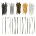 thumbnail image 1 of MasteelfCA 500Pcs Metal Eye Pin Head Pin Open Eye Pin for Earring Bracelet Pendant Jewelry Making, 1 of 7