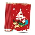 thumbnail image 2 of balikha 10Pcs Christmas Gift Bag Christmas Treat Bag Multifunctional Decoration Goody Bag Tote Bag for Presents Festival Xmas Biscuit E, 2 of 9