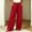 Red, variant on ZUBKTE Women's Fall Winter Sweatpants, Solid Elastic Drawstring Waist Loose Casual Long Trousers with Side Hidden Pockets S‑2XL