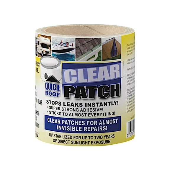 4IN X 20FT CLEAR PATCH FOR ALMOST INVISIBLE REPAIRS
