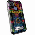 thumbnail image 1 of DALUX Silver Combat Phone Case Compatible with Coolpad Suva / CP3669AANB (2021) - Colorful Skull Festival, 1 of 2