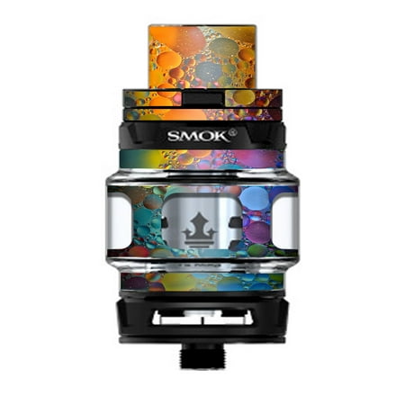 Skin Decal Vinyl Wrap for Smok TFV12 Prince Tank Vape Kit skins stickers cover / Color Bubbles Splash