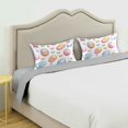 thumbnail image 3 of Yayeee Pillowcase Standard Size Set of 2 Satin Wrinkle Resistant Pillow Case, Pastel Easter Pattern, 3 of 8