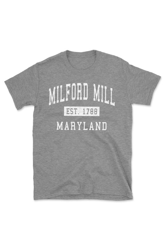 Milford Mill Maryland Classic Established Men's Cotton T-Shirt