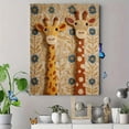thumbnail image 4 of Giraffe Duo Textured Canvas Wall Art, Modern Animal Print for Living Room Bedroom Nursery Entryway Office Kitchen Home Decor, 4 of 8