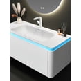 thumbnail image 3 of Bathroom Vanity Cabinet And Sink Cream Wind Combination Corian Rock Plate Seamless  Hand Washing Basin Toilet Washstand Simple My Lux Decor Round, 3 of 26