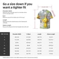 thumbnail image 5 of Lsque Pikmin print Men's Cuban Collar Short Sleeve Shirt Summer Beachwear Casual Button Down Fashionable Vacation Leisure Shirt-3X-Large, 5 of 7