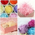 thumbnail image 4 of 1 Pack Lafite Paper Raffia Filler Colorful Shredded Box Packaging Decoration Practical Wedding Party Easter New Year deep brown, 4 of 7
