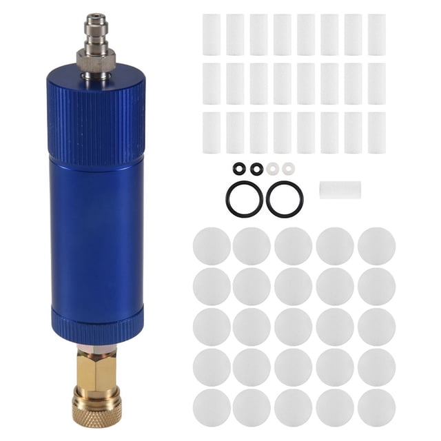 High Pressure PCP Hand Pump Air Filter Oil-Water Separator for High Pressure Pcp 30Mpa Air Pump Filter Compressor Blue