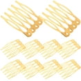 Phlegsive 50 Metal Hair Side Combs for Wedding Veil Clips