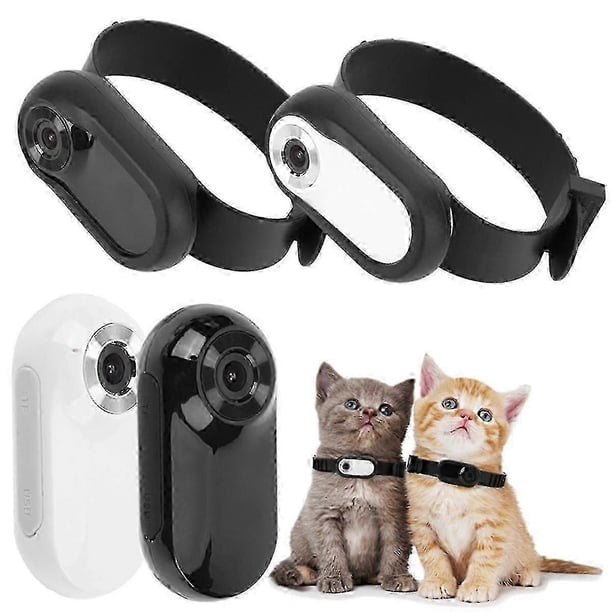 1080P HD Wireless Collar Camera Cat Dog Pet Collar Camera Video Recorder Body Camera compatible with Indoor/Out