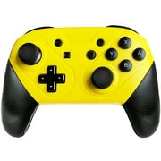 Switch Pro Controller, Wireless Pro Controller for Nintendo Switch/Switch Lite/Switch OLED, Remote Bluetooth Joystick Controllers with NFC, Wake-up, Dual Shock, Motion Control, Gyro Axis, Yellow