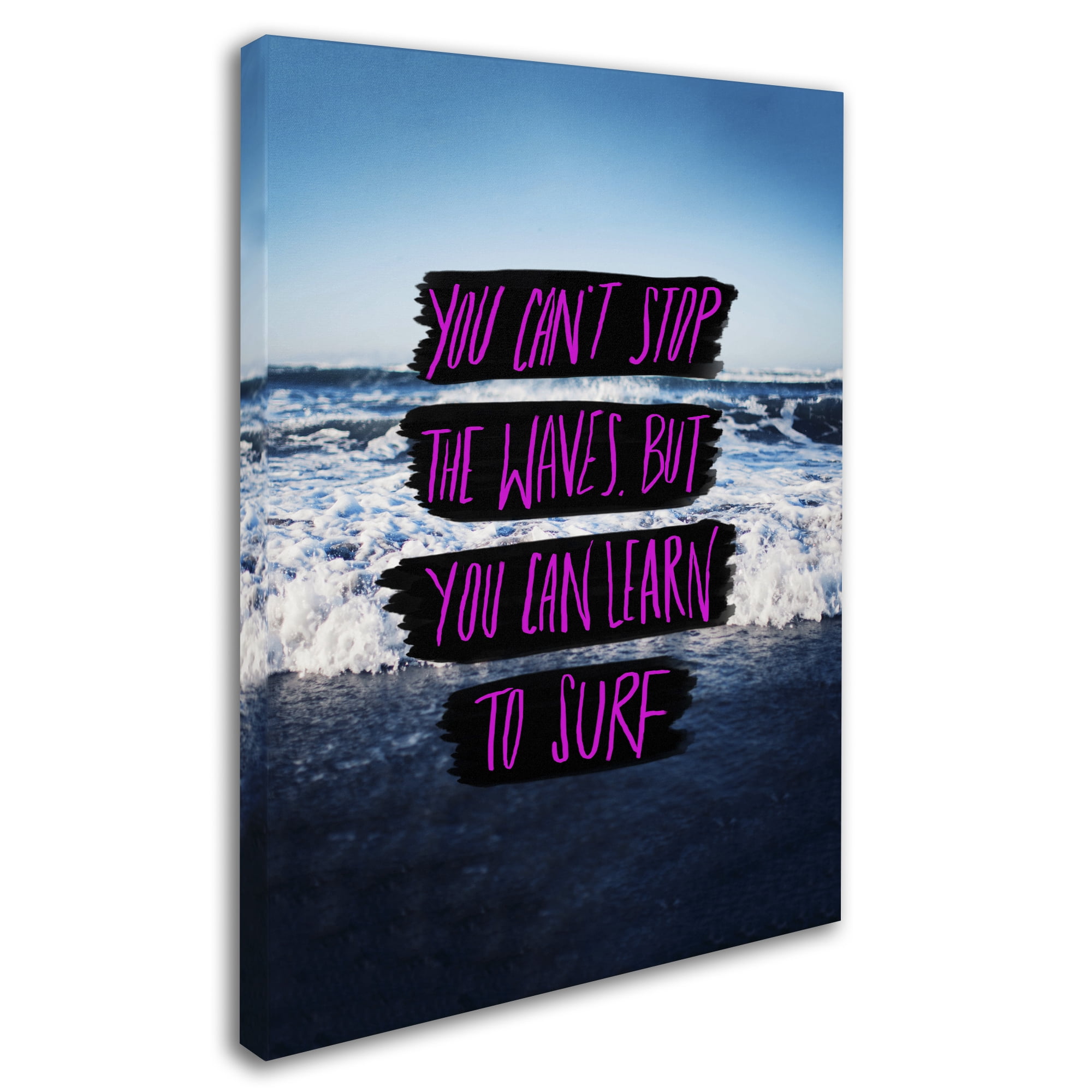 Leah Flores 'Learn to Surf' Canvas Art