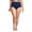 Deep Sea Navy, variant on Women's Tummy Control Gingham Tugless High Waisted Bikini Bottoms