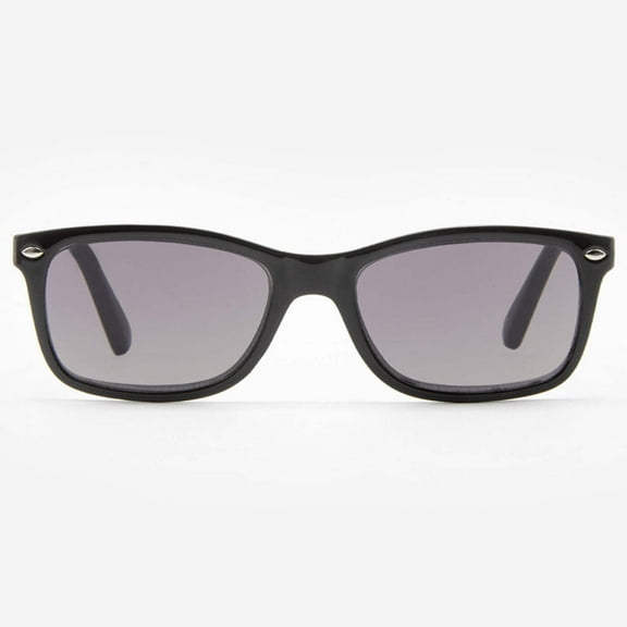 Sunglasses with Readers for Men and Women - Reader Sunglasses - Retro Reading Sun Glasses with Built In Full Readers - Prato by VITENZI in Black 1.50
