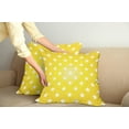 thumbnail image 3 of Ambesonne Yellow Throw Pillow Cover 2 Pack, Vibrant Stars Fun Retro, 20", White Yellow, 3 of 6