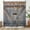 Rustic, variant on Rustic Barn Door Shower Curtain 72Wx72H Inch Vintage Farmhouse Western lic Wooden Plank Cabin Barnwood Retro Country Bathroom Decor Fabric Polyester Waterproof 12 Pack Hooks