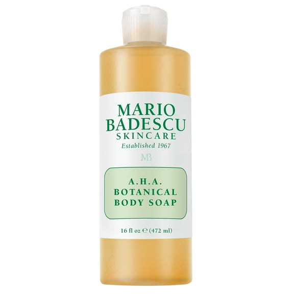 Mario Badescu AHA Botanical Body Soap Exfoliating Skin Care, 16 oz