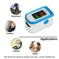 thumbnail image 5 of SUWU Pulse Oximeter Fingertip, Oxygen Monitor Fingertip for Sports Use,with Lanyard,Blue, 5 of 6