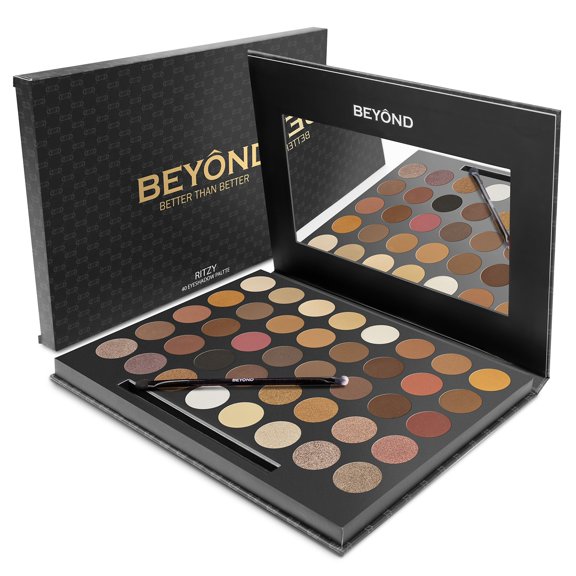 BEYOND RITZY 40 Colors Shimmer & Matte Highly Pigment Eyeshadow Palette.