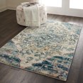 thumbnail image 6 of Nourison Fusion Oushak Center Medallion Cream/Blue Area Rug, 6 of 8