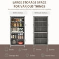thumbnail image 4 of HOMCOM 64" Freestanding Kitchen Pantry Food Storage Cabinet w/ Shelves, Gray, 4 of 8