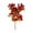 Red #4, variant on Realistic Artificial Berries for Christmas Decorations | Red Fruit Stems for Wreaths, Bouquets & Holiday Centerpieces | Foam Berries with Flexible Wires