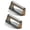 2, variant on Burger Press Stainless Steel Patty Maker with Round Flat Plate and Grip Handle for Kitchen Griddle Cooking and Prep