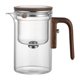 thumbnail image 1 of Glass Tapot Separación de agua Regalos de té para té suelto Té creativo té té maneñador de madera fabricante de té para casa de la casa de té casera 600 ml, 1 of 8