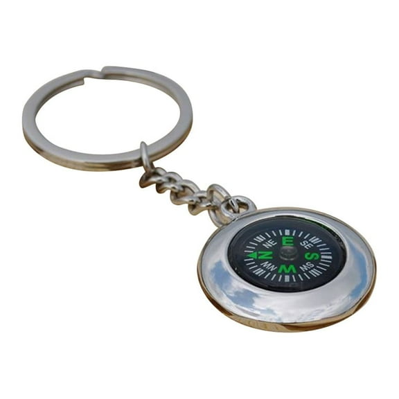 Masteelf Compass Keyring Durable Keychain Long-lasting Keychain