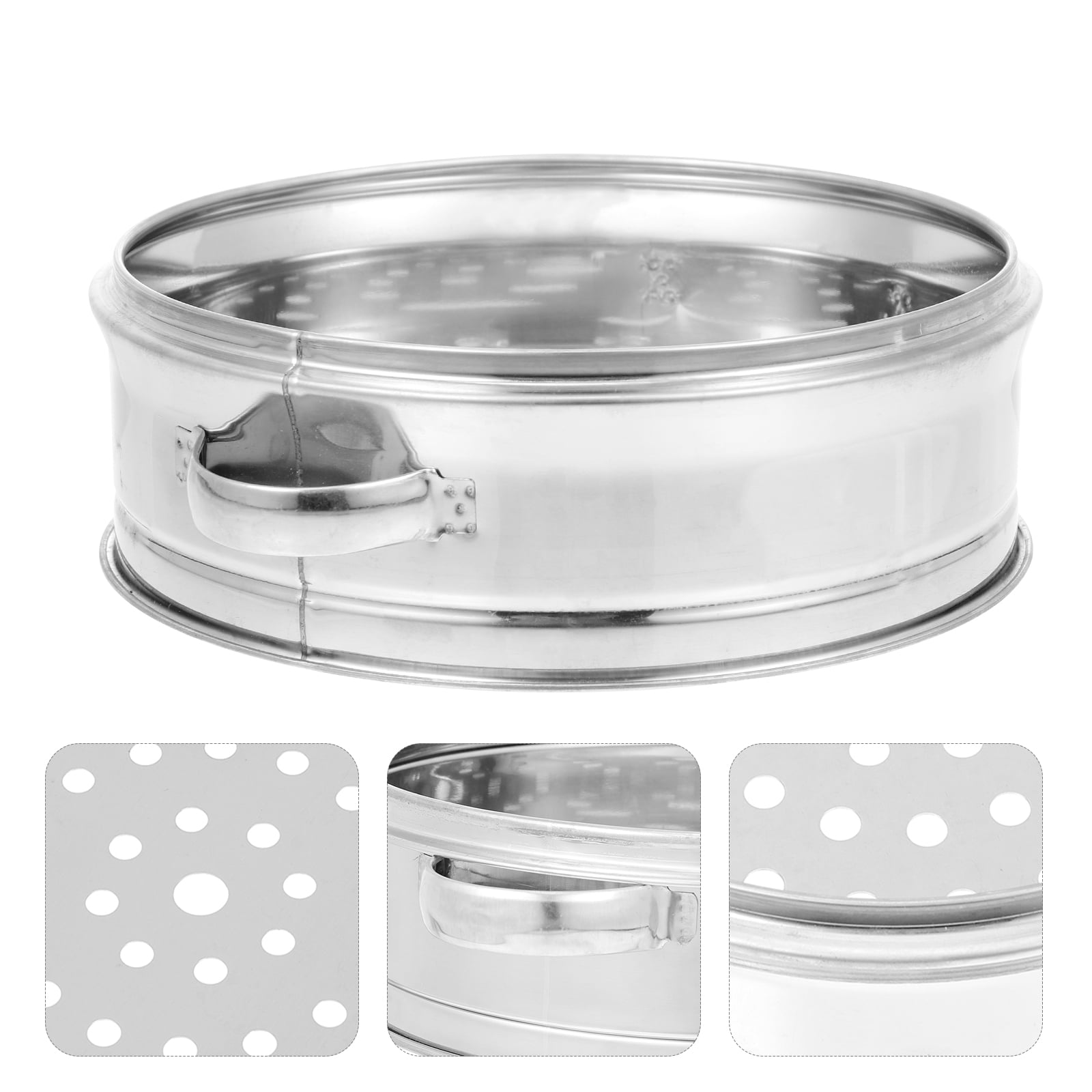 NUOLUX Steamer Steaming Steam Rack Pot Basket Stainless Steel Pan  Insertcooking Egg Vegetable Fish Tray Plate Stand Cake Baking