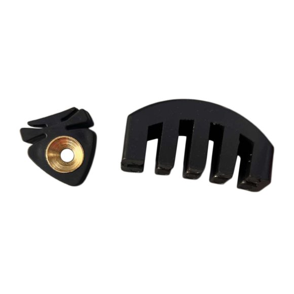 Violin String Damper Silence Practice Tool Practice Slience Quieter Easy to Use Black