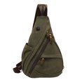 thumbnail image 1 of Bolso de hombro de lona, bolso de mensajero pequeño, mochila de ocio para hombro, hombres y mujeres, 1 of 5