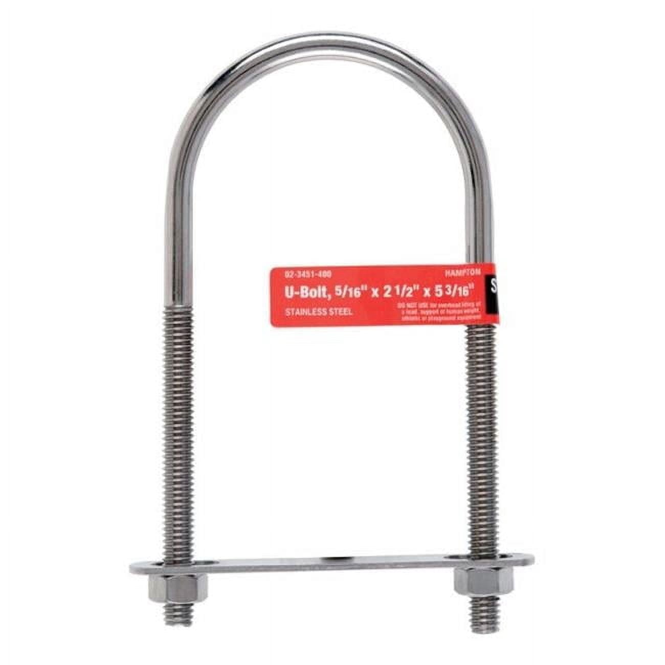 Bolt U 5/16"x2.5"x5.2 Ss