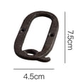 thumbnail image 3 of Free Shipping, Dusknt Wrought Iron Decorations Creative Diy House Number Casts Iron Metal Letters, Limited Time Offer!, 3 of 3