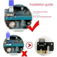 thumbnail image 4 of Soporte de GPU vertical de 60 cm con conector Molex para actualización de placa base Tarjeta extensora de potencia PCI-E 1x a 16x, 4 of 8