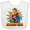 AA-White, variant on Inktastic Soccer Girl Superhero Girls Baby Bib