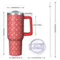 thumbnail image 2 of Christmas 40oz Tumbler– Stainless Steel Insulated Tumbler with Handle and Straw, Large Capacity Travel Cup for Hot & Cold Drinks, 2 of 7