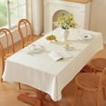thumbnail image 1 of Table Cloth Rectangle Table  Farmhouse Tablecloth Cotton Linen Tablecloth for Thanksgiving  Halloween Table Cloth  Kitchen  Party  Picnic Outdoor, 1 of 7