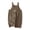 Brown, variant on Kids Jumpsuit (3-4Years) Solid Color Loose Casual Fashion with Bear Patch Corduroy Overalls Pink Size 3T