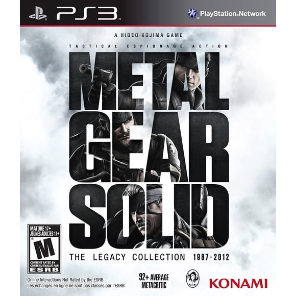 Metal Gear Solid: Legacy Collection (No Artbook) PS3 PS3 PS3