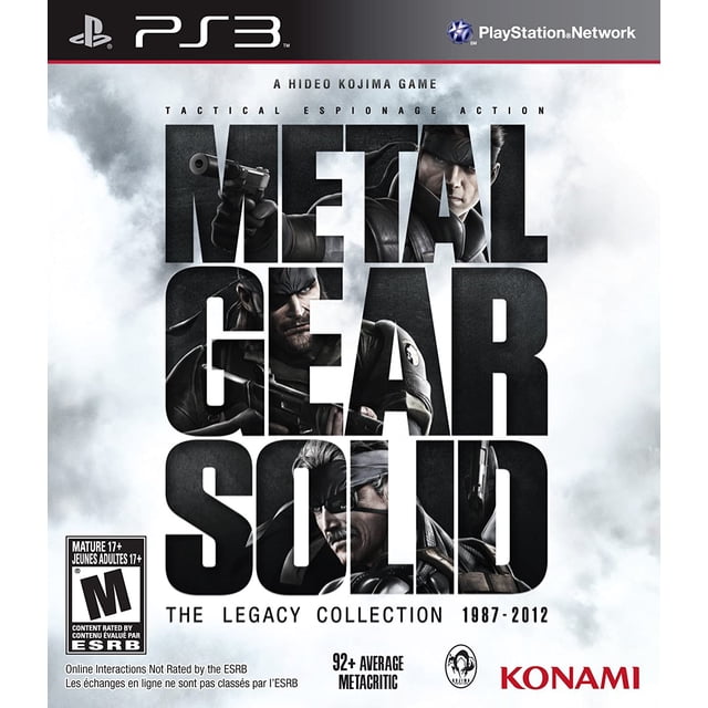 Metal Gear Solid: Legacy Collection (No Artbook) PS3 PS3 PS3
